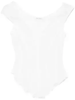 Шифоновый топ Judy Turner, белый