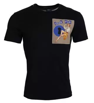 Шикарная черная хлопковая футболка для современного мужчины Dolce & Gabbana