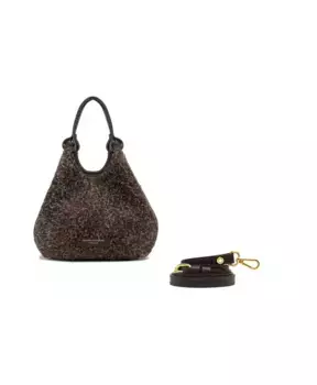 Шикарная кожаная сумка в стиле o Gianni Chiarini, коричневый