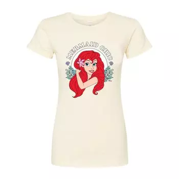 Шикарная приталенная футболка Disney's The Little Mermaid для юниоров Licensed Character