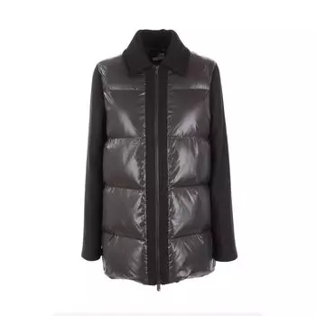 Шикарная серая куртка с контрастными акцентами LOVE MOSCHINO