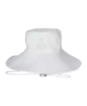 Шикарная шапка цвета морской волны Isabel Marant, белый