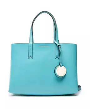 Шикарная сумочка с подвеской логотипом Emporio Armani, синий