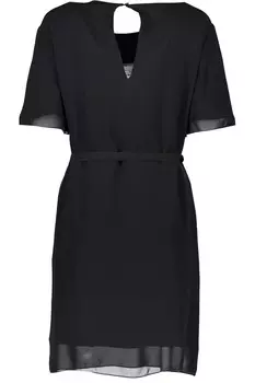 Шикарное короткое платье с логотипом Love Moschino, черный