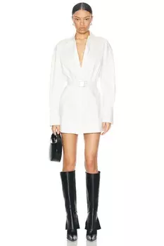 Шикарное платье-рубашка из поплина Ser.O.Ya, белый