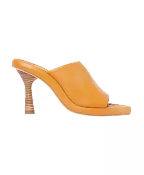 Шикарные кожаные мюли Paloma Barcel, оранжевый