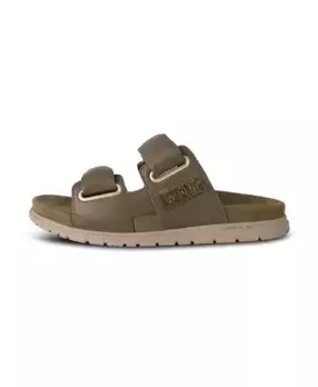 Шикарные кожаные сандалии Woden, зеленый