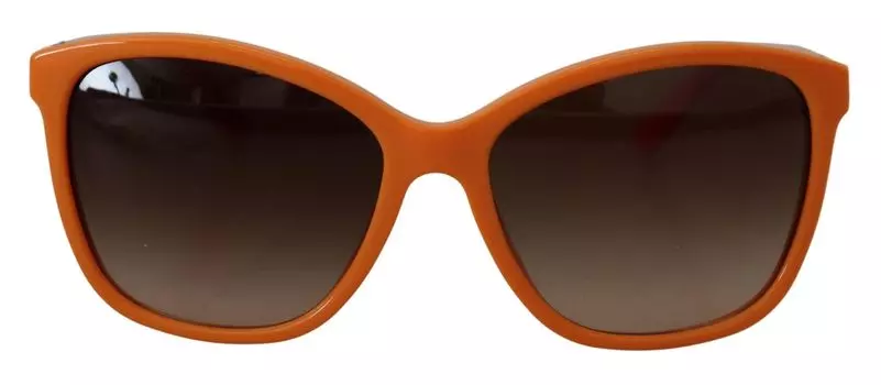 Шикарные оранжевые круглые солнцезащитные очки для женщин Dolce & Gabbana