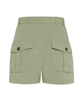 Шикарные шорты бермуды во французском стиле Philippe Model, зеленый