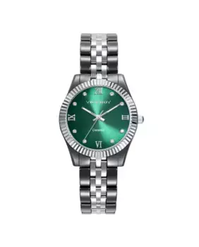 Шикарные женские часы с корпусом и браслетом из керамики и стали Viceroy, черный