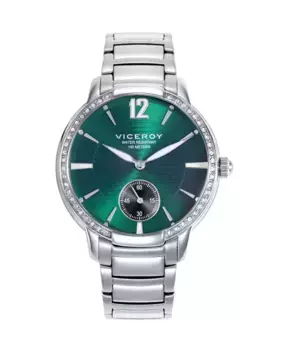 Шикарные женские часы со стальным корпусом и браслетом Viceroy, серебряный