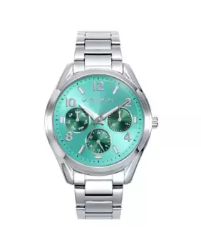 Шикарные женские часы со стальным корпусом и браслетом Viceroy, серебряный