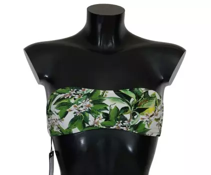 Шикарный комплект бикини с принтом ромашки Dolce & Gabbana, мультиколор