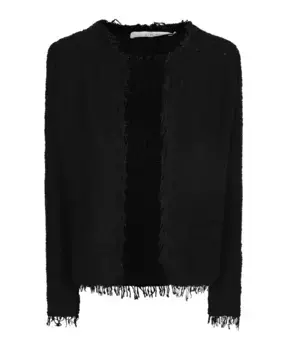 Шикарный твидовый пиджак Iro, черный