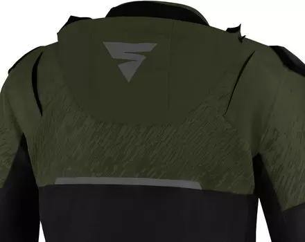 Капюшон SHIMA Drift с логотипом, черный/зеленый