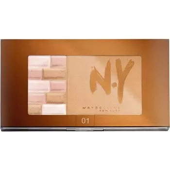 Shimmer Bricks Bronzer Бронзирующая пудра 01 Блондинки Maybelline New York