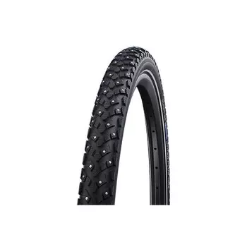 Шина Schwalbe Marathon Winter Plus SmartGuard 20x2,15 дюйма светоотражающий, черно - серебристый