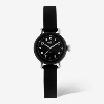 SHINOLA Detrola женские часы Pee Wee S0120213529 черные 25 мм