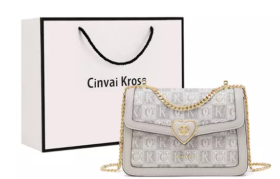 Shinway Cross Simvay Clos Женская сумка через плечо, Серый (с фирменной сумкой)