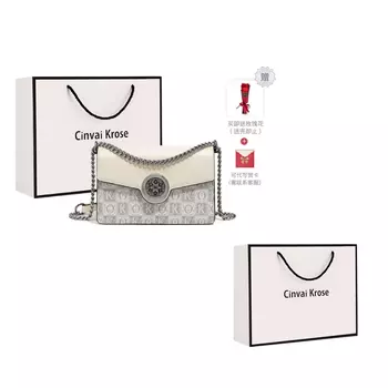 Shinway Cross Simvay Clos Женская сумка через плечо, Кремово-белый с серым