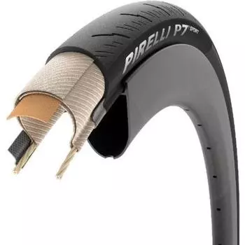 Шины для шоссейных велосипедов P7 Sport 28 мм PIRELLI, черный / черный / черный