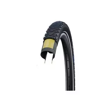 Шины Schwalbe Marathon Mondial 28x1.40/700x35c Raceguard Hs428 Lite Perf, Endur, черный / серебристый / серый