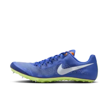 Шипованные кроссовки Nike Ja Fly 4 Track and Field Sprinting Spikes, цвет Racer Blue/Safety Orange/White
