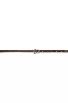 Шипованный узкий ремень 'r13' R13, коричневый