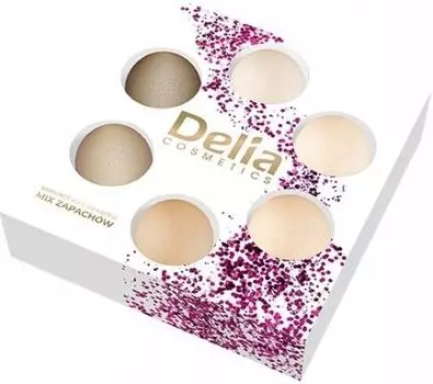 Шипучие бомбочки для ванны, смесь ароматов 6 x 100 г Delia Cosmetics