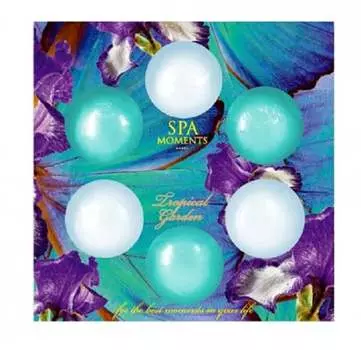 Шипучие бомбочки для ванны «Тропический сад», 6 шт. Chlapu Chlap