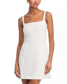 Шипующее мини-платье FRENCH CONNECTION, белый