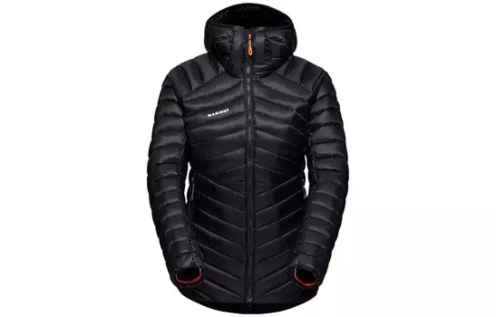 Широкая пуховая куртка женская Mammut, черный