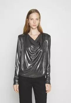 Широкая рубашка манга Gestuz MADDIXGZ БЛУЗКА, серебристый