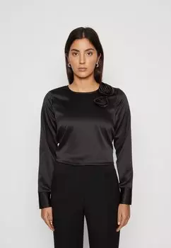 Широкая рубашка манга Vero Moda VMLIS O NECK ROSE, черный