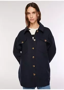 Широкая рубашка с воротником Fabrika