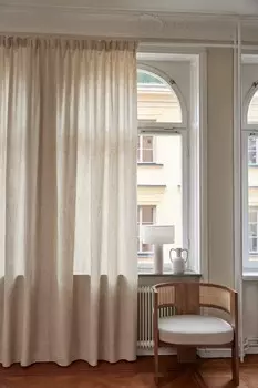 Широкая штора из смеси лиоцелла H&M, 250x250 см, бежевый