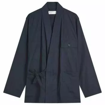 Широкая суконная рабочая куртка Осака Universal Works, синий