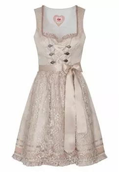 Широкая юбка в сборку AMAZONA-KURZ Spieth & Wensky, светло-розовый