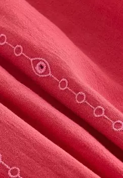 Широкая юбка в сборку EMBROIDERED SUMMER Next, розовый