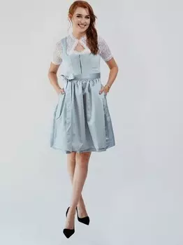 Широкая юбка в сборку Hofglanz, голубой