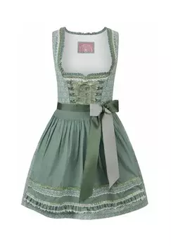 Широкая юбка в сборку KIM Stockerpoint, зеленый