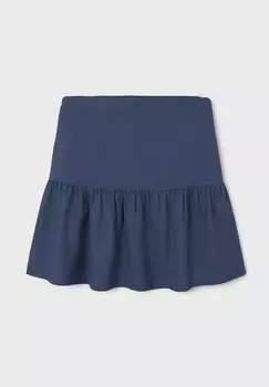 Широкая юбка в сборку KURZER LMTD, синий