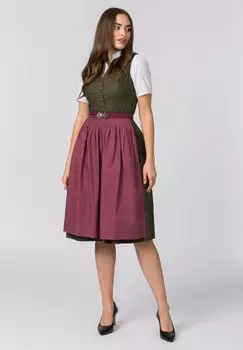 Широкая юбка в сборку LUANA Stockerpoint, оливковый