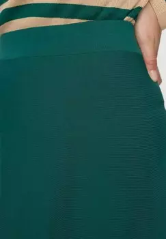 Широкая юбка в сборку NULILYPILLY Nmph, зеленый