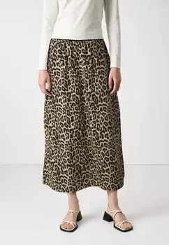 Широкая юбка в сборку ONLCLARA MIDI SKIRT ONLY, черный