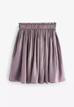 Широкая юбка в сборку REGULAR FIT Next, фиолетовый