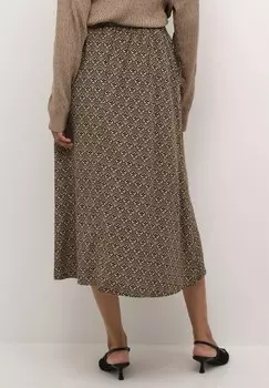 Широкая юбка в сборку SAFI BELLO Culture, цвет Sand Graphic