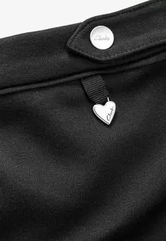 Широкая юбка в сборку SENIOR SCHOOL PONTE, REGULAR FIT Clarks, черный