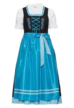 Широкая юбка в сборку Sheego, черный