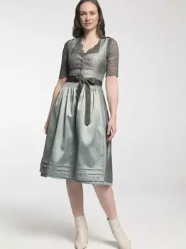 Широкая юбка в сборку Spieth & Wenksy, зеленый